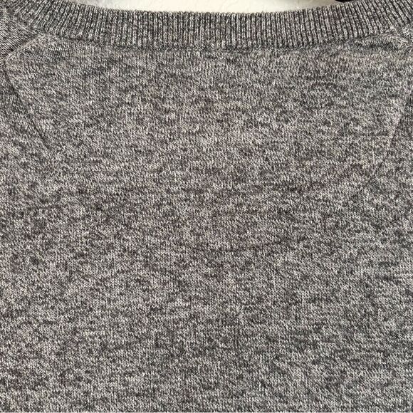 Nordstrom Men's Shop Grey Cotton & Cashmere V-Neck Sweater, Size Medium - Picture 3 of 8